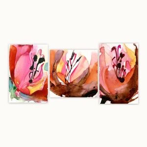 Bundle of 3 Watercolor Florals - Soul Flower Collection 1